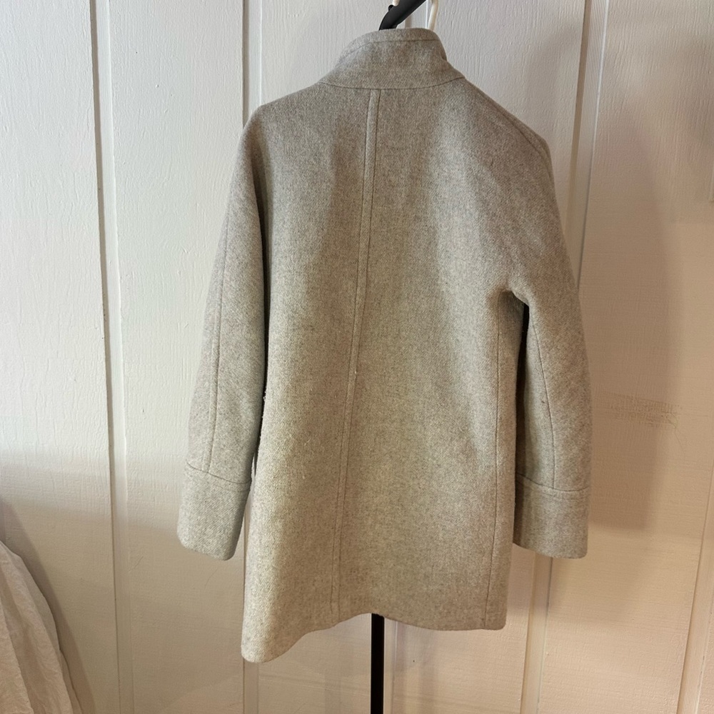 J Crew Cocoon Coat Grey - Picture 6 of 12